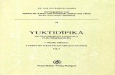 Yuktidipika. the Most Significant Commentary on the Sankhyakarika (Vol. 1) [Crit. Ed. by Wezler]