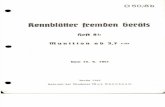 "D50/8b" Kennblätter fremden Geräts. Heft 8b. Munition ab 3,7 cm