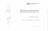 Uni Wien-Mathematische Basistechniken VO (Cenker, Gutjahr) - MBT Skriptum W2009