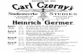 IMSLP253528-PMLP410786-Czerny Carl-Studienwerke in Auswahl Und Bearbeitung Von Heinrich Germer Band 1 Hansen 9918 Scan