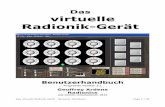 Virtual Radionic Instrument Handbuch
