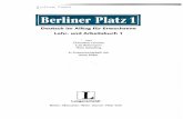 Berliner Platz 1 Lehr Und Arbeitsbuch
