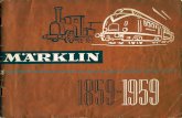 Maerklin Katalog Modelleisenbahn 1959