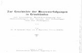 Schmid, M. - Zur Geschichte der Hexenverfolgung in Graubünden