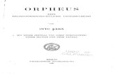Kern, Otto - Orpheus. Eine Religionsgeschichtliche Untersuchung