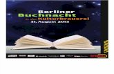 Berliner Buchnach 2013 - Programmheft