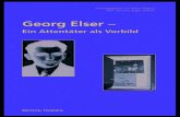 Georg Elser, ein Attentäter als Vorbild