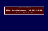Hesse, Hermann - Die Erzaehlungen 1900-1906 - Saemtliche Werke Band 6