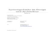 Der Systemgedanke im Design und Architektur