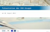 Präsentation der DSK | BIG BAU-Unternehmensgruppe