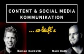 Content und social media kommunikation