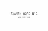 Examen word n°2