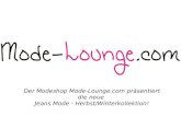 Mode-Lounge - Herbst/Winter 2014 Jeans Fashion Show