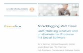 Knowtech2010 Microblogging statt E-Mail