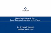 Sharepoint, Liferay & Co.: Social Business Integration in der Praxis