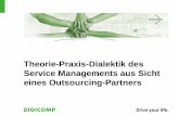 Theorie-Praxis-Dialektik des Service Managements aus Sicht eines Outsourcing-Partners