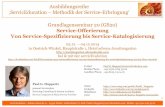 Seminar GS20 'Service-Offerierung - Von Service-Spezifizierung bis Service-Katalogisierung' 2014-02 V03.05.01