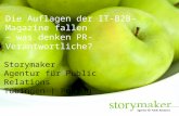 Umfrage IT-Print-Medien 2011, Storymaker
