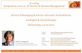 Vortrag 'Service-Erbringung und service-relevante Architekturen' 2011-02-24 V01.02.00