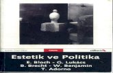 Georg Lukacs, Bertolt Brecht, Ernst Bloch, Kolektif, Theodor W. Adorno, Walter Benjamin - Estetik Ve Politika