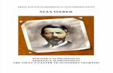 Max Weber POLITIKA SI PROFESION SHKENCA SI PROFESION TRE TIPAT E PASTËR TË SUNDIMIT LEGJITIM .pdf