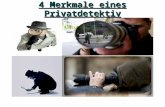 4 Merkmale eines Privatdetektiv