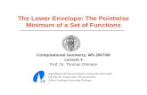 The Lower Envelope: The Pointwise Minimum of a Set of Functions