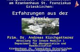 Prim. Dr. Andreas Kirchgatterer Abteilung für Innere Medizin 1