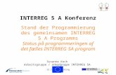 INTERREG 5 A Konferenz