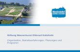 Stiftung Wasserkunst  Elbinsel Kaltehofe Organisation, Betriebserfahrungen, Planungen und Programm