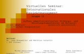 Virtuelles Seminar: Internationales Projektmanagment