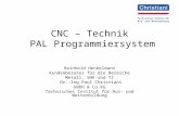 CNC â€“ Technik  PAL Programmiersystem