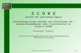 S C O R E S ystem for  Co urseware  Re use Entwicklung eines Systems zur Erstellung von