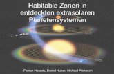 Habitable Zonen in entdeckten extrasolaren Planetensystemen