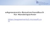 eAgreements-Benutzerhandbuch für Handelspartner