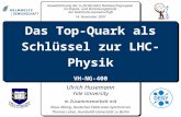Das  Top-Quark als Schlüssel zur LHC-Physik VH-NG-400