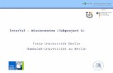 InterVal  – Wissensnetze (Subproject A)