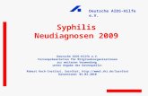 Syphilis Neudiagnosen 2009