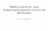 Medizinethik und komplementärmedizinische Methoden