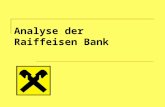 Analyse der  Raiffeisen Bank