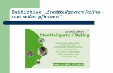 Initiative  „Stadtteilgarten Itzling – zum selber pflanzen“