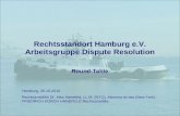 Rechtsstandort Hamburg e.V. Arbeitsgruppe Dispute Resolution