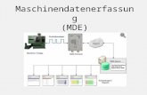 Maschinendatenerfassung (MDE)