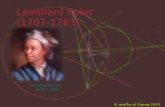 Leonhard Euler (1707-1783)