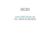 SCIO EMG-Berlin.de Tel.: 0049 30 9823824