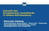 Zukunft des  Europäischen Sozialfonds  in Baden-Württemberg