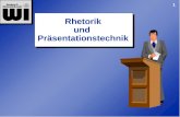 Rhetorik und  Präsentationstechnik