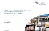 Neue Open Access E-Journale in den Wirtschaftswissenschaften: Das Beispiel “Economics”