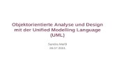 Objektorientierte Analyse und Design mit der Unified Modelling Language (UML)