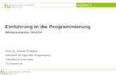 Einführung in die Programmierung Wintersemester  2013/14